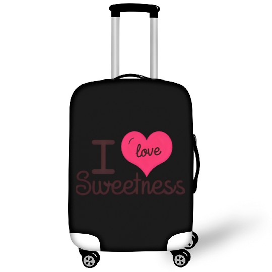 I Love Sweetness Luggage Covers, Cute Valentine’s Gift