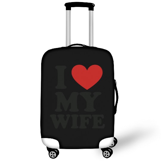 I Love My Wife – Romantic Husband Luggage Covers