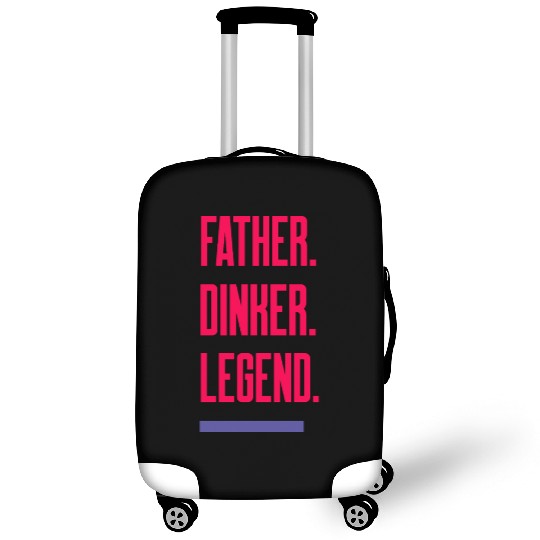 Father. Dinker. Legend. - Dad Pickleball Luggage Covers