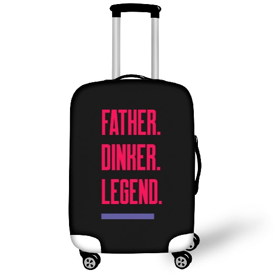 Father. Dinker. Legend. - Dad Pickleball Luggage Covers