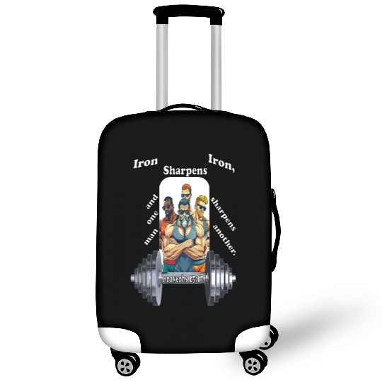 The Iron Sharpens Iron Scripture Luggage Covers