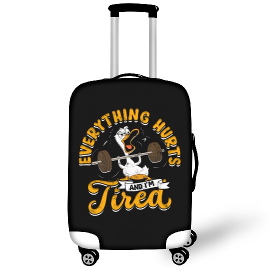 Everything Hurts And I'm Tired Gym Humor Luggage Covers