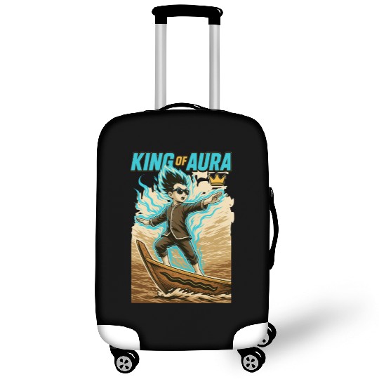 King of Aura, Pacu Jalur kid,Viral tiktok meme Luggage Covers