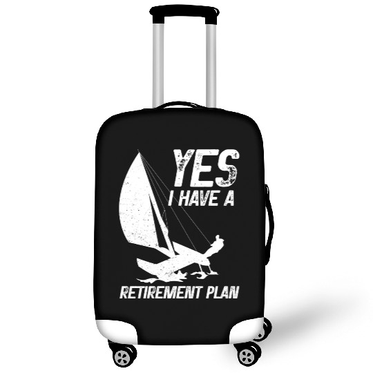 Retirement Plan Catamaran Trapeze Sailing Captain Luggage Covers
