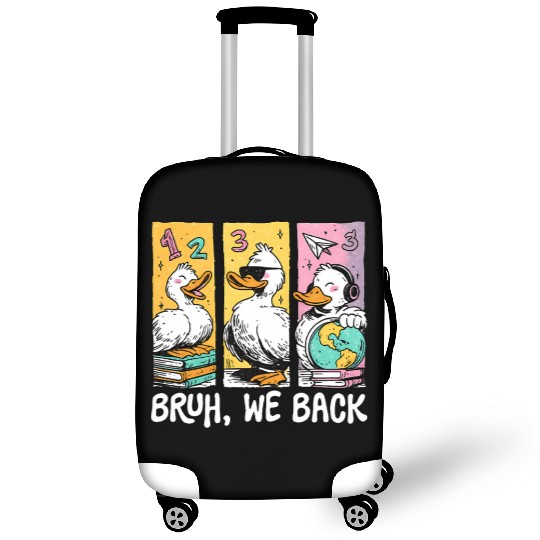Bruh We Back Silly Goose Back to School Luggage Covers