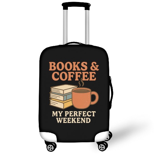 Books Coffee My Perfect Weekend Luggage Covers