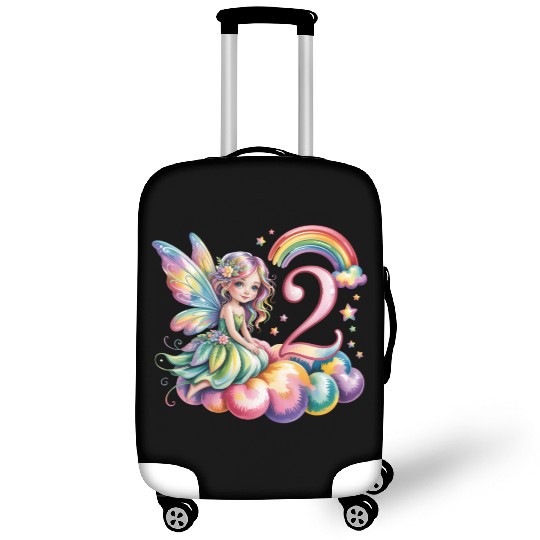 Magical Rainbow Fairy Elf 2nd Birthday Girl Luggage Covers