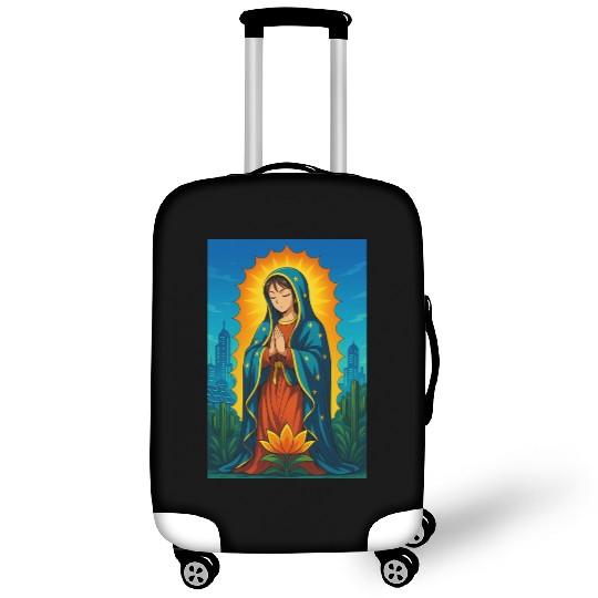 GUADALUPE VIRGEN ANIME STYLE Luggage Covers