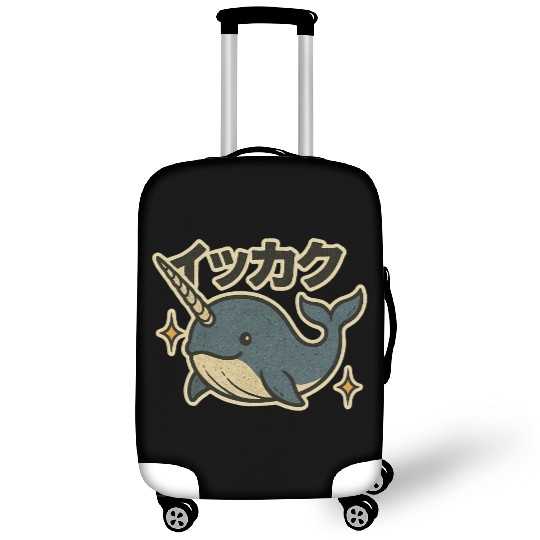 Kawaii Narwhal Japanese Luggage Covers
