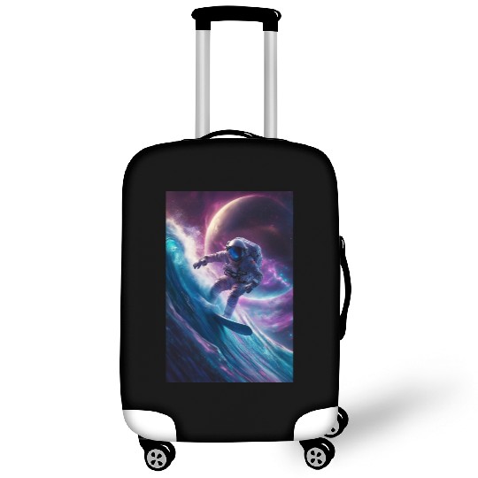 Galactic Surfing Astronaut Luggage Covers