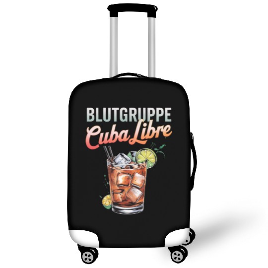 Blutgruppe Cuba Libre Cocktail Bartender Luggage Covers