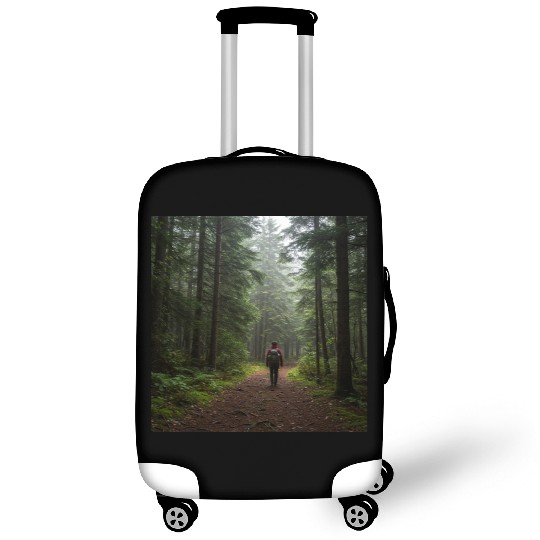 Enchanted Forest Nature Scene Luggage Covers