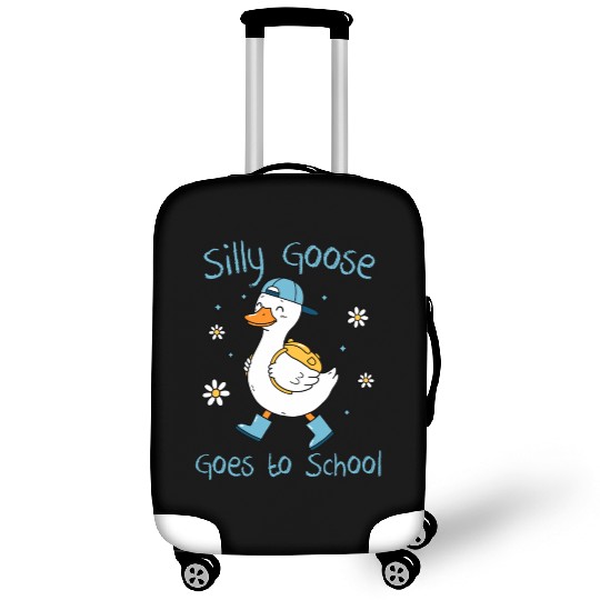 Silly Goose Back to School Funny Luggage Covers