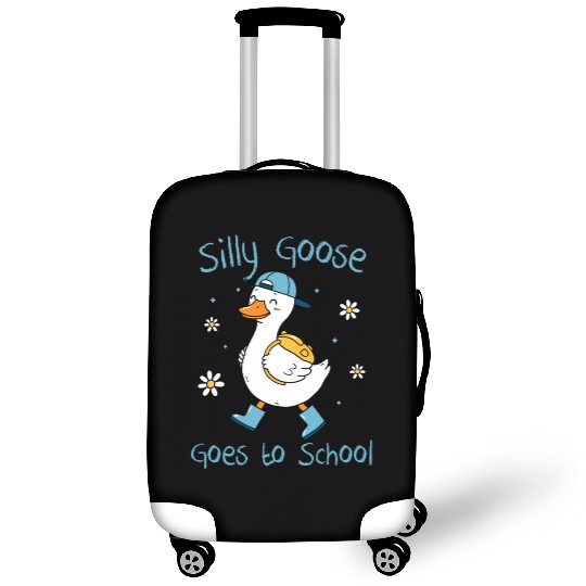 Silly Goose Back to School Funny Luggage Covers