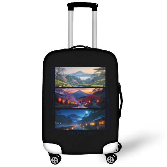 003 - Serene Mount Fuji Nightscapes Luggage Covers