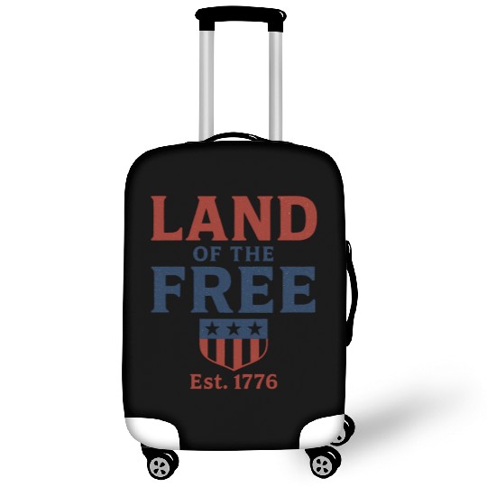 Land of the Free Patriotic Badge Luggage Covers