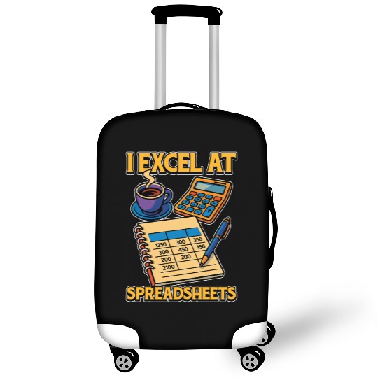 Accounting I Excel At Spreadsheets Bookkeeper Luggage Covers