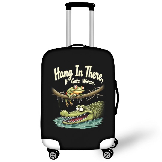 Hang In There – Dark Humor Sarcastic Luggage Covers