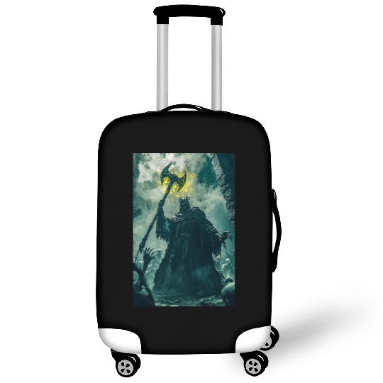 Dark Necromancer Rises Luggage Covers