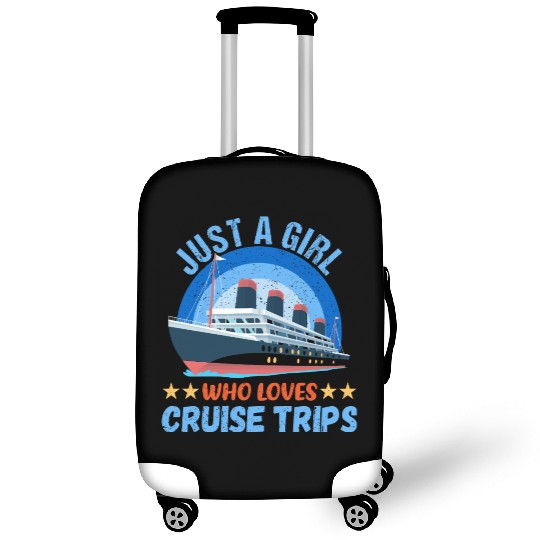 Just A Girl Who Loves Cruise Cruise Ship Summer Luggage Covers
