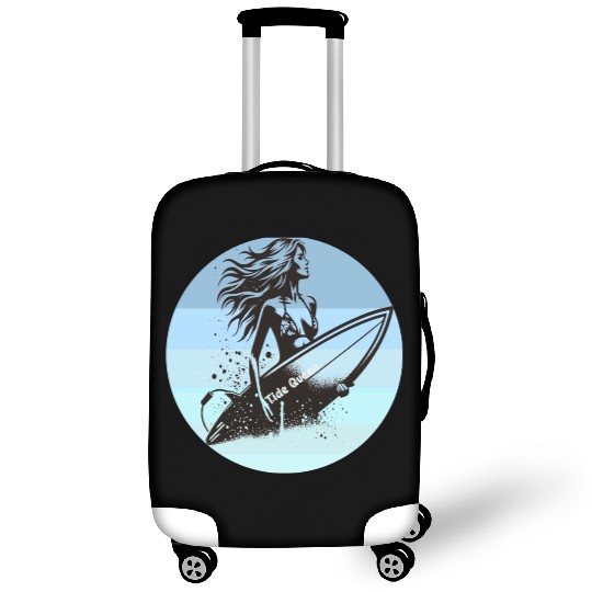 Surfing Queen Motivational Design Luggage Covers