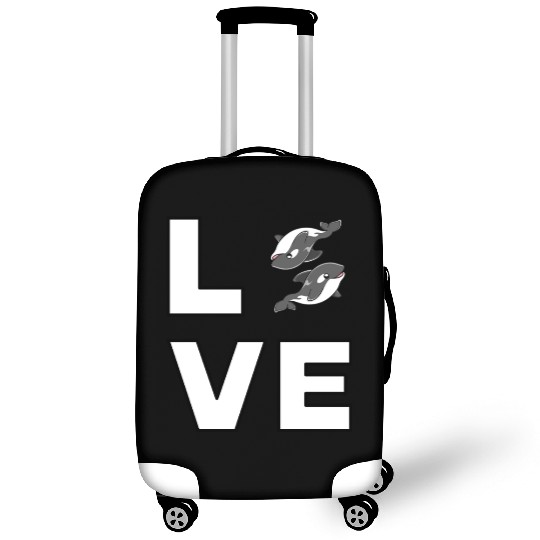 Love Orca Lover Killer Kids Boys Girls Men Women Luggage Covers
