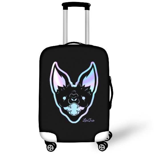 Neon Lit Fierce Bat Design Luggage Covers