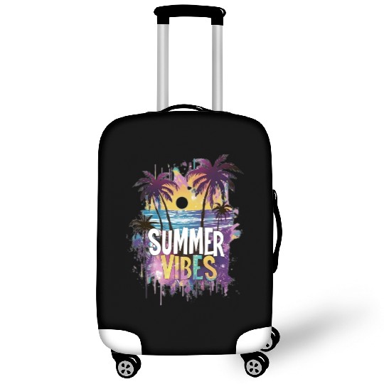 Tropical Sunset Summer Vibes Design Luggage Covers