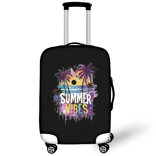 Tropical Sunset Summer Vibes Design Luggage Covers