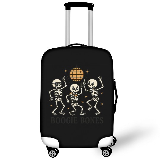 Disco Skeleton Dance Illustration Luggage Covers