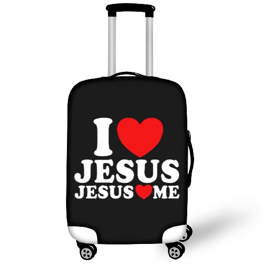 I Love Jesus Jesus Loves Me Christian Faith JesuJs Luggage Covers