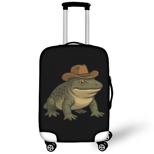 Prehistoric amphibian cartoon Texas evolution rept Luggage Covers