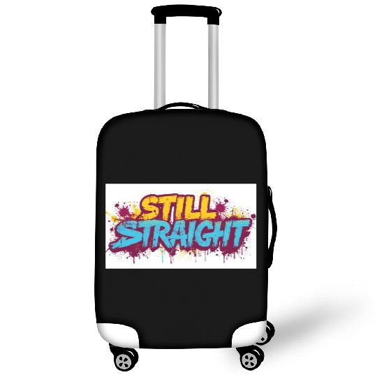 Still Straight Yellow and Teal Luggage Covers