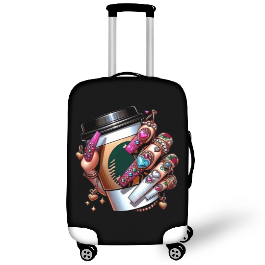 Colorful Heart Jewelry Coffee Mug Design Luggage Covers