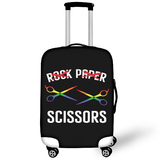 Funny Rock Paper Scissors LGBTQ Pride Luggage Covers