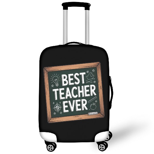 Best Teacher Ever Chalkboard Teachers Gift Luggage Covers