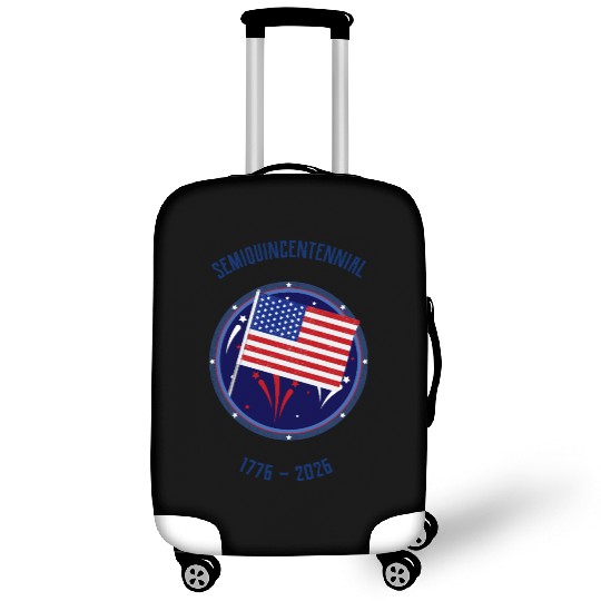 Centennial American Flag Commemorative Design Luggage Covers