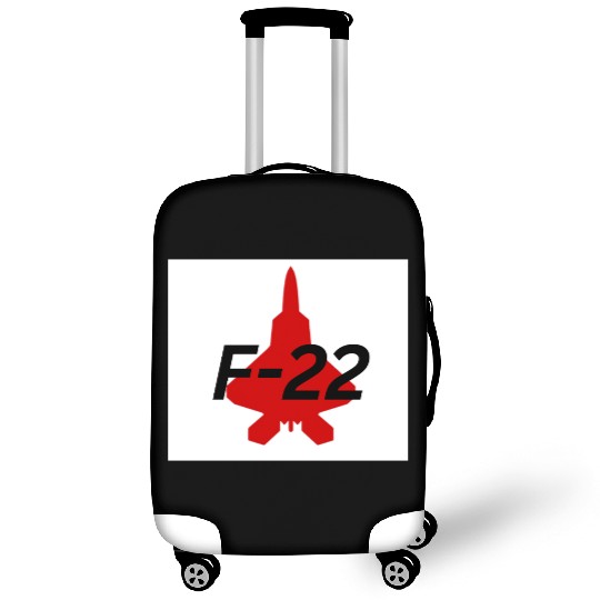 F-22 Stealth Fighter Silhouette Design Luggage Covers