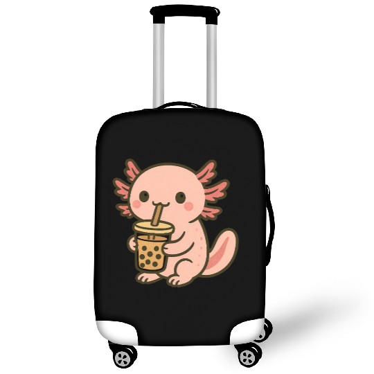Kawaii Aspiring Dragon with Bubble Tea Luggage Covers