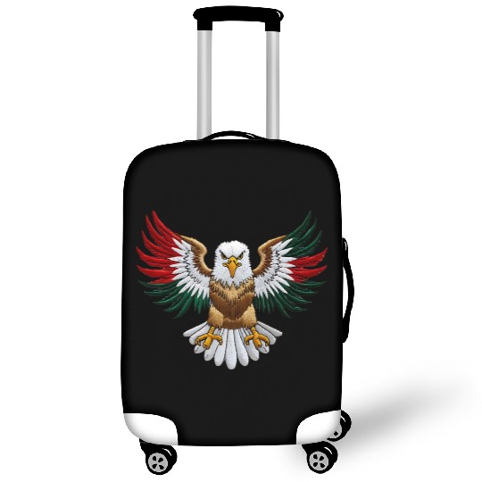Majestic Bald Eagle with National Colors Luggage Covers