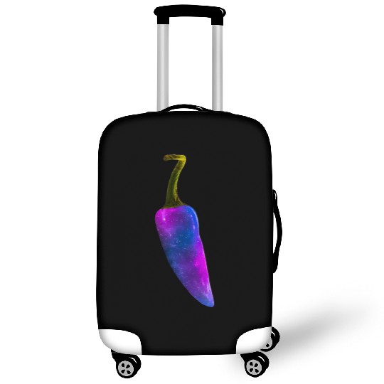 Galaxy Themed Chili Pepper Design Luggage Covers