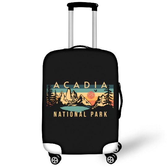 Mountain Sunset at Acadia National Park Luggage Covers