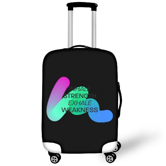 Inspirational Breath Motivation Design Luggage Covers