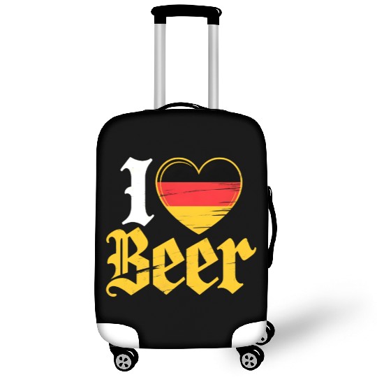 I Love Beer German Bier Funny Germany Flag Luggage Covers
