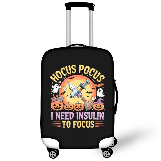 Diabetes Hocus Pocus I Need Insulin to Focus Boys Luggage Covers