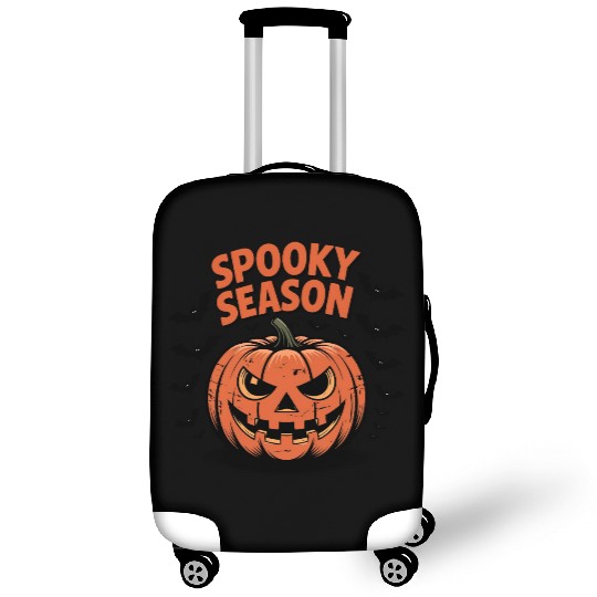 Spooky Season Pumpkin Luggage Covers