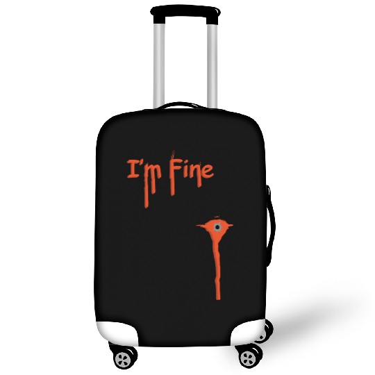 I'm Fine Luggage Covers