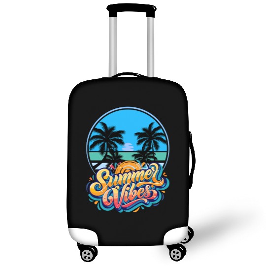 Blue and Yellow Graffiti best summer Luggage Covers