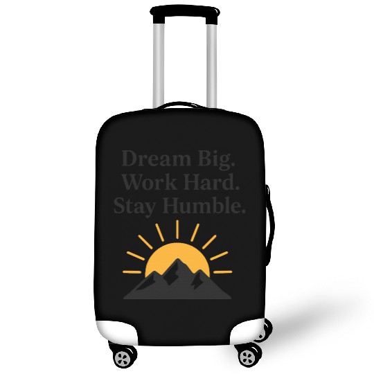 Inspirational Mountain Sunrise Quote  Luggage Covers