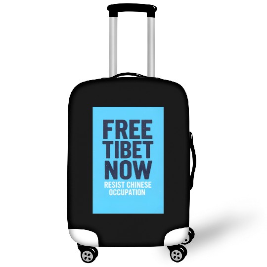 FREE TIBET NOW! Resist chinese occupation Luggage Covers